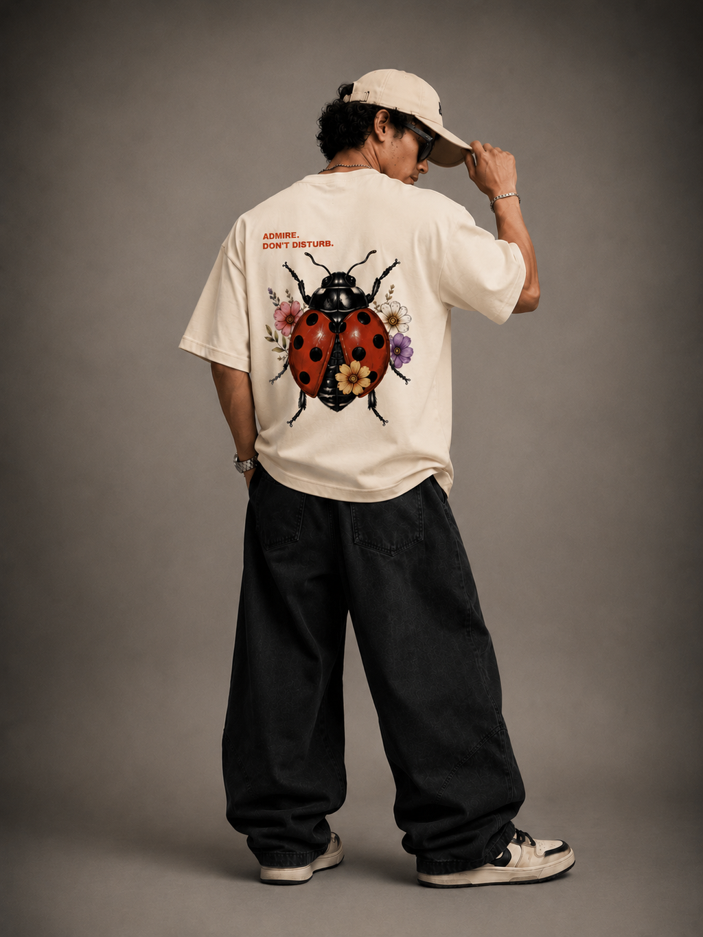 Crimson Beetle Oversized T-Shirt