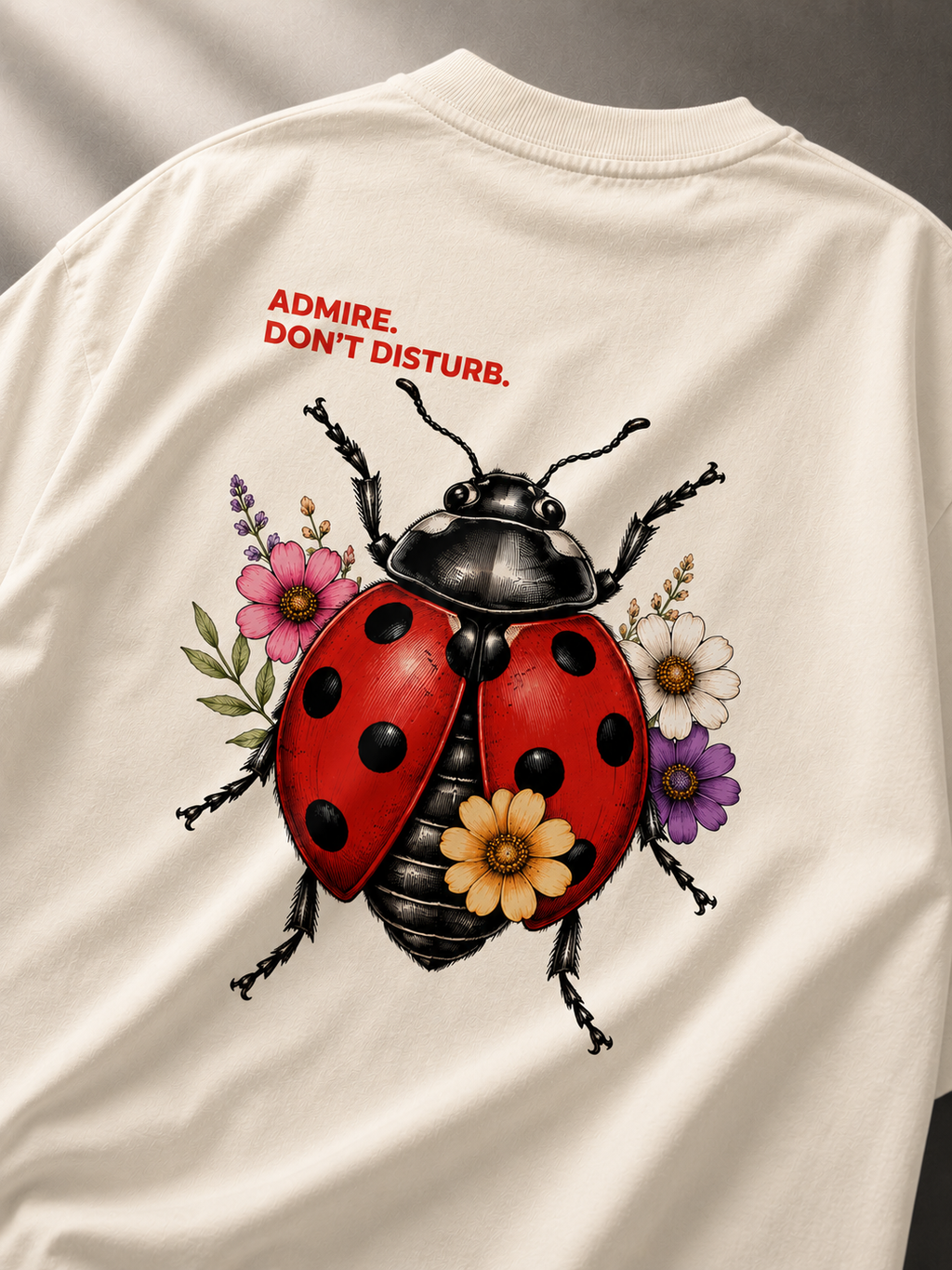 Crimson Beetle Oversized T-Shirt