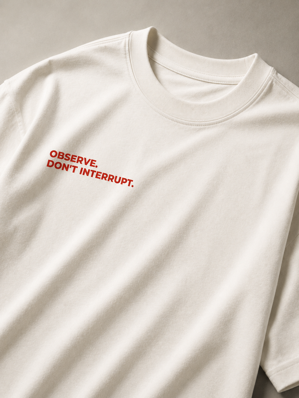Crimson Beetle Oversized T-Shirt